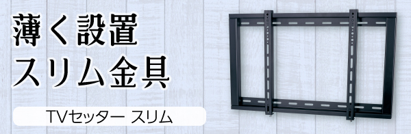 薄さの実現に全てを かけた入魂モデル TVセッター スリム